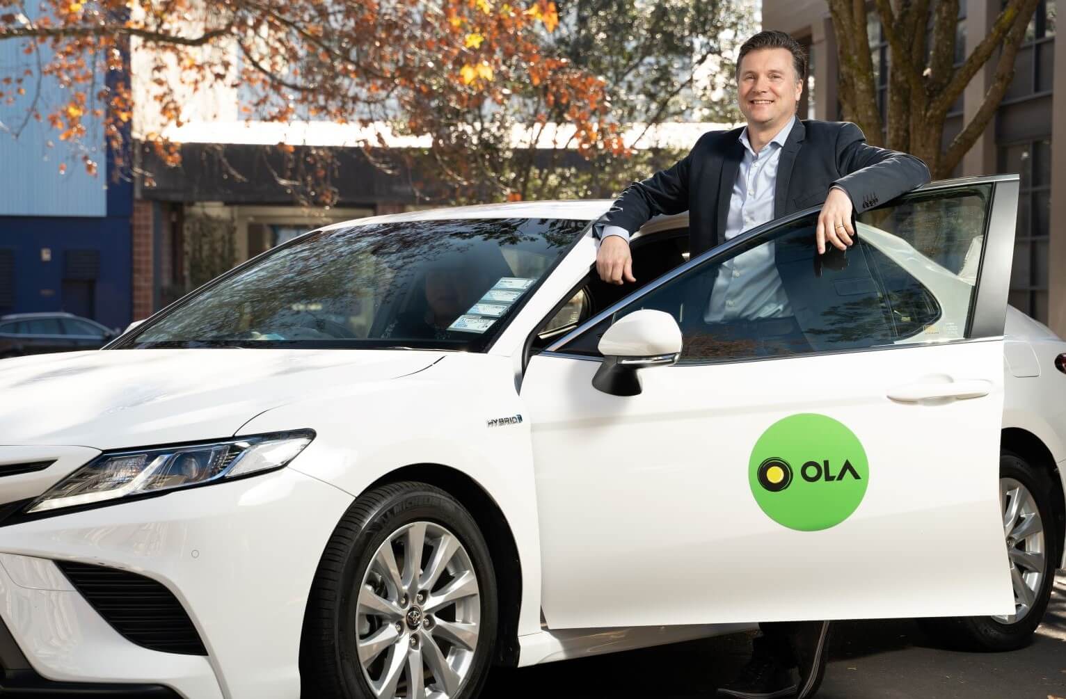 Brian Dewil and Ola car