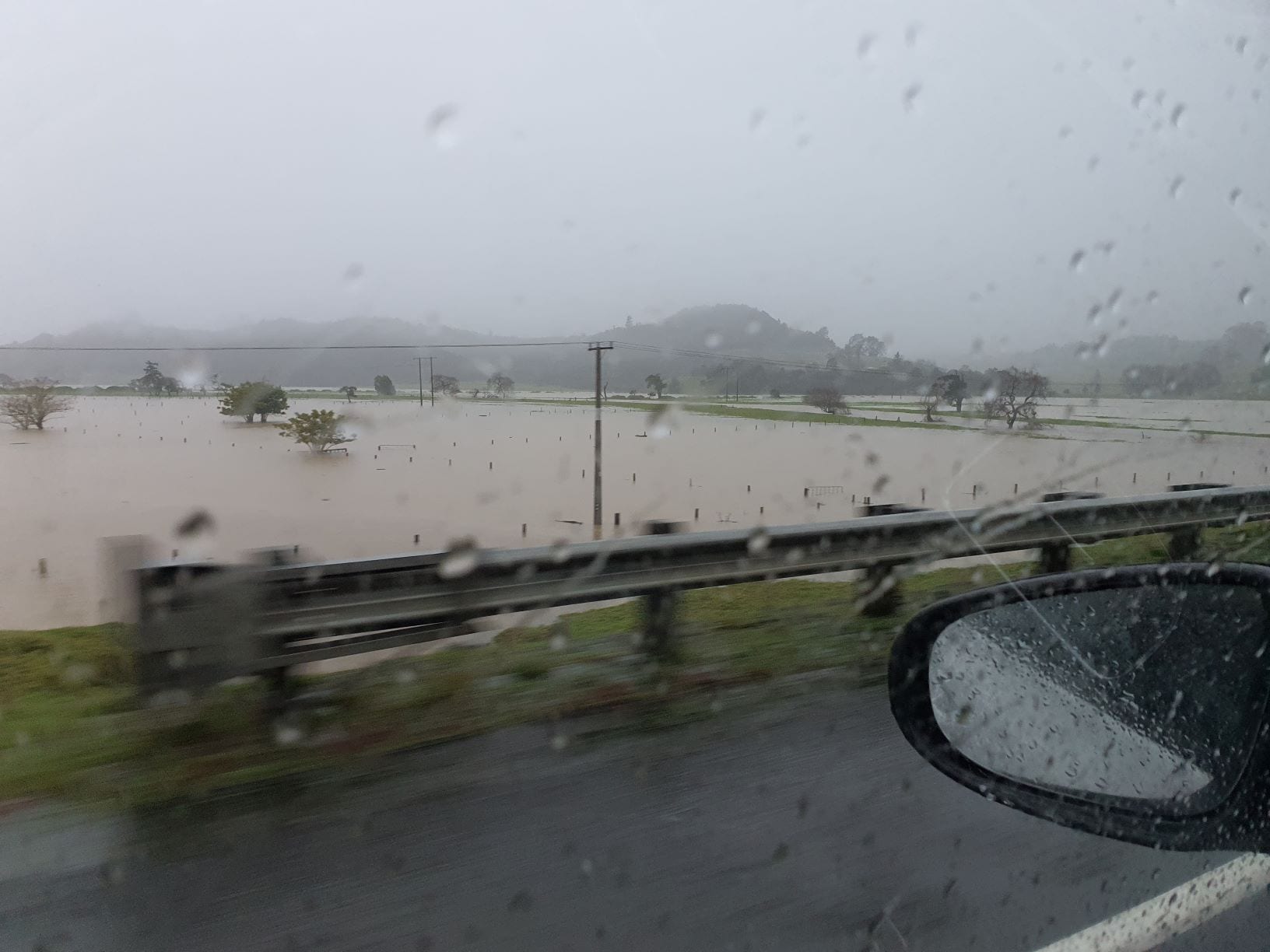 A farm that has turned into a lake because of the once in 500 year rains.
Credit- Matthew Dsouza