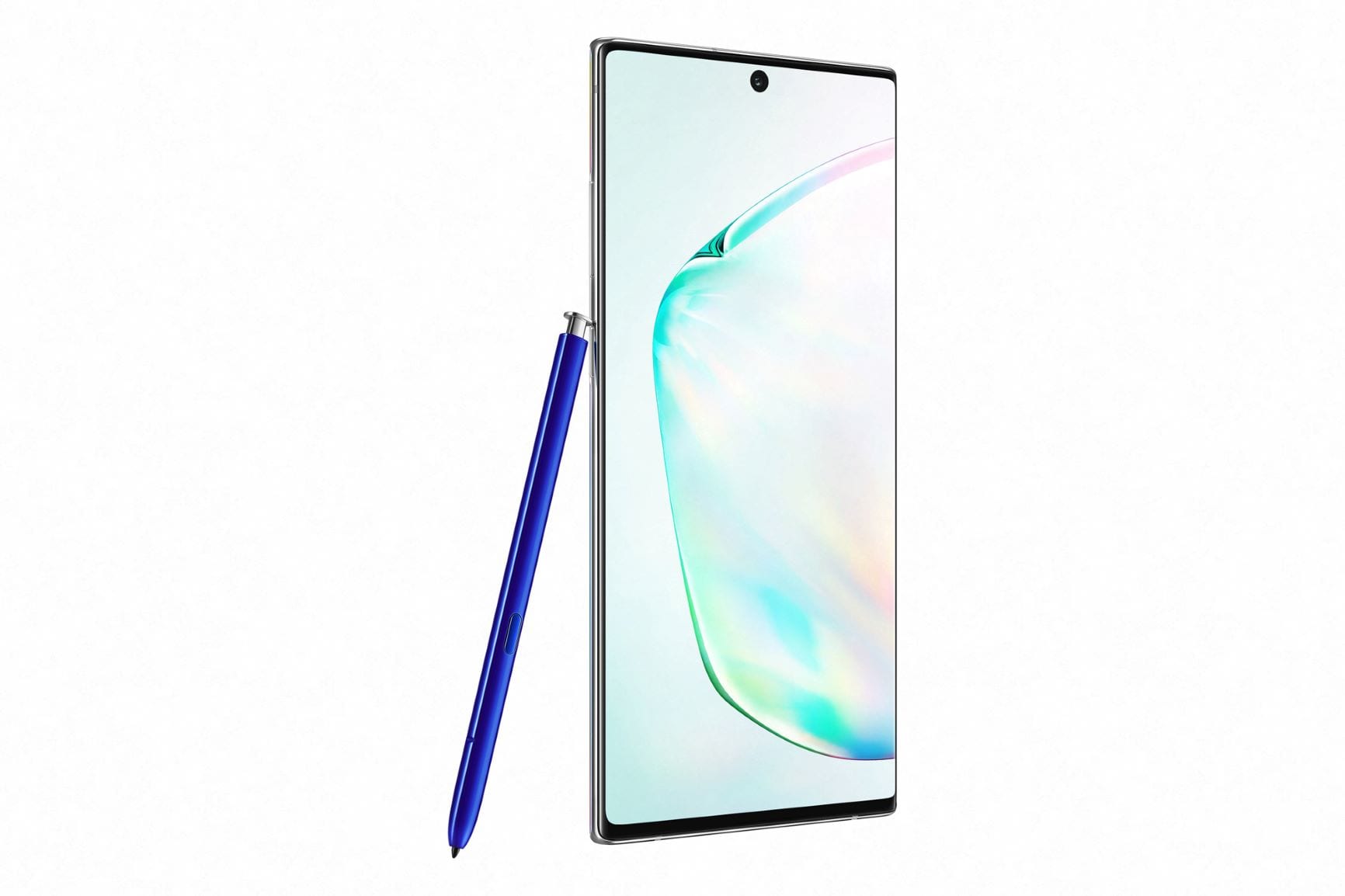 Samsung Galaxy Note 10+ smartphone and latest generation S-Pen. Image: Samsung Press Global