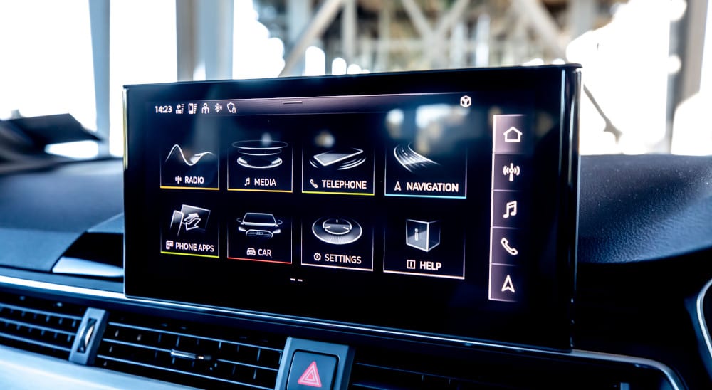 Audi A4 MMI screen
