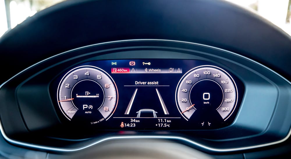 Audi A4 digital dashboard