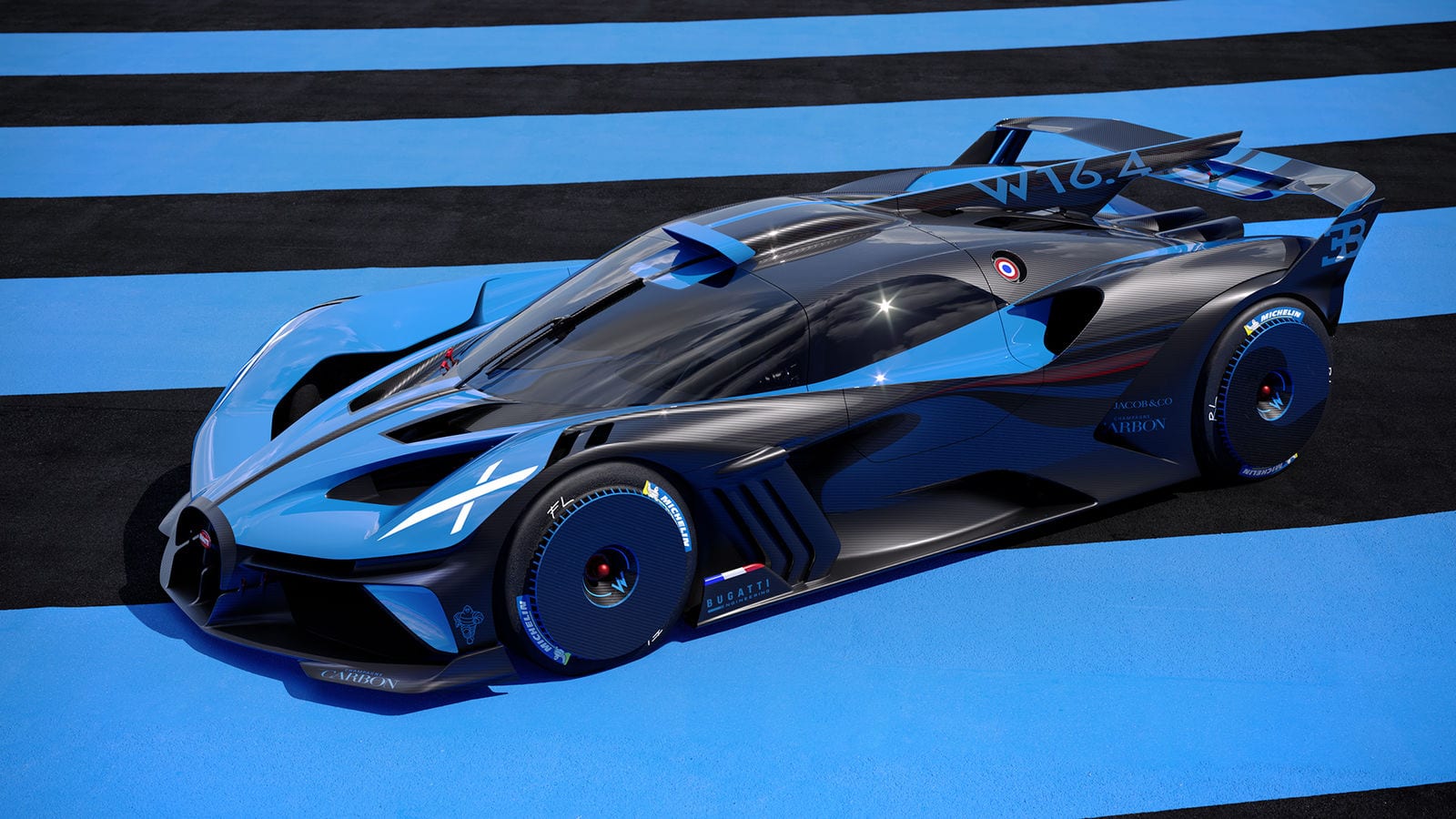 A front three quarter shot of the Bolide