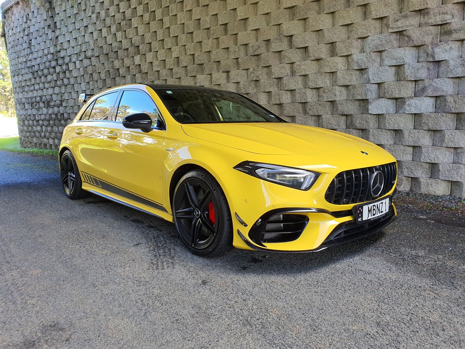 The front end of the ferocious A45 S