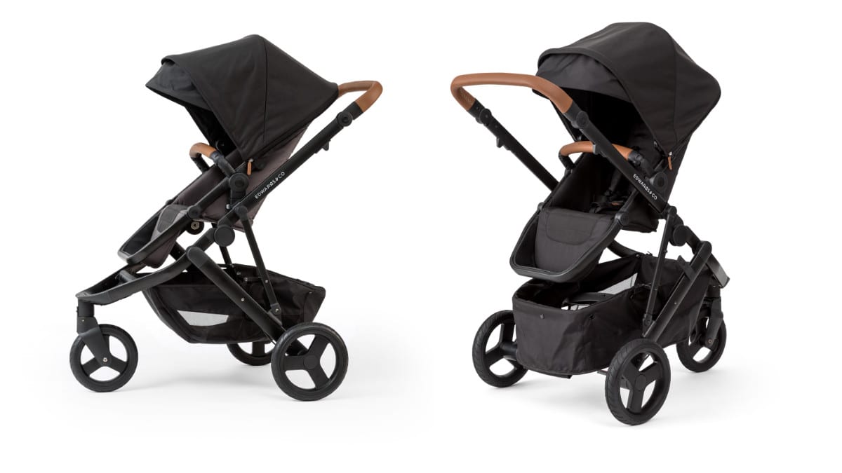 Edwards & Co Oscar MX pram versatility