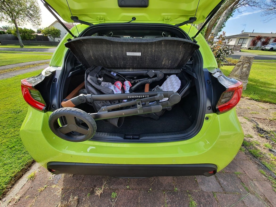 Edwards & Co Oscar MX will not fit into a 2020 Toyota Yaris.
