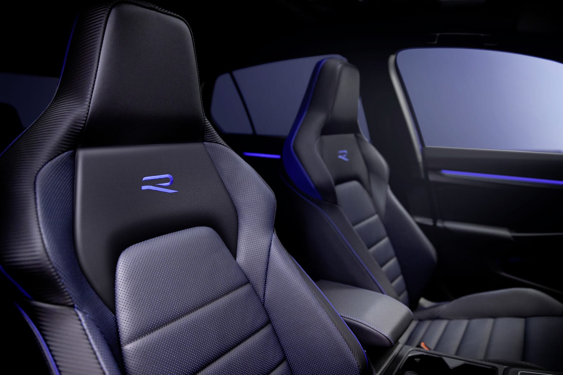 The Golf R's sports seats