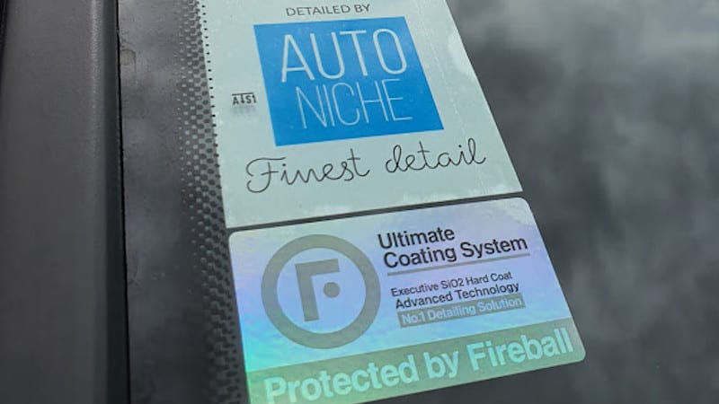 Auto Niche and Fireball stickers