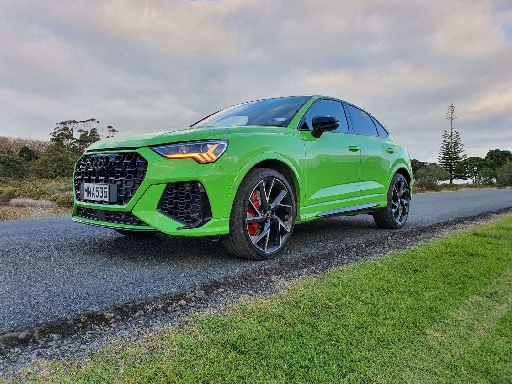 A front view of the Audi RSQ3