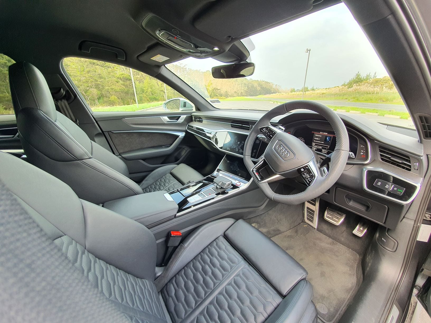 The interior of the RS6