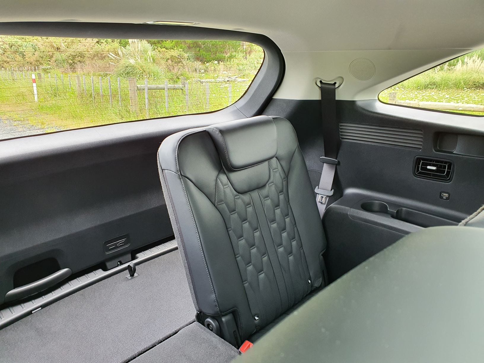 Third row of seats in the Sorento