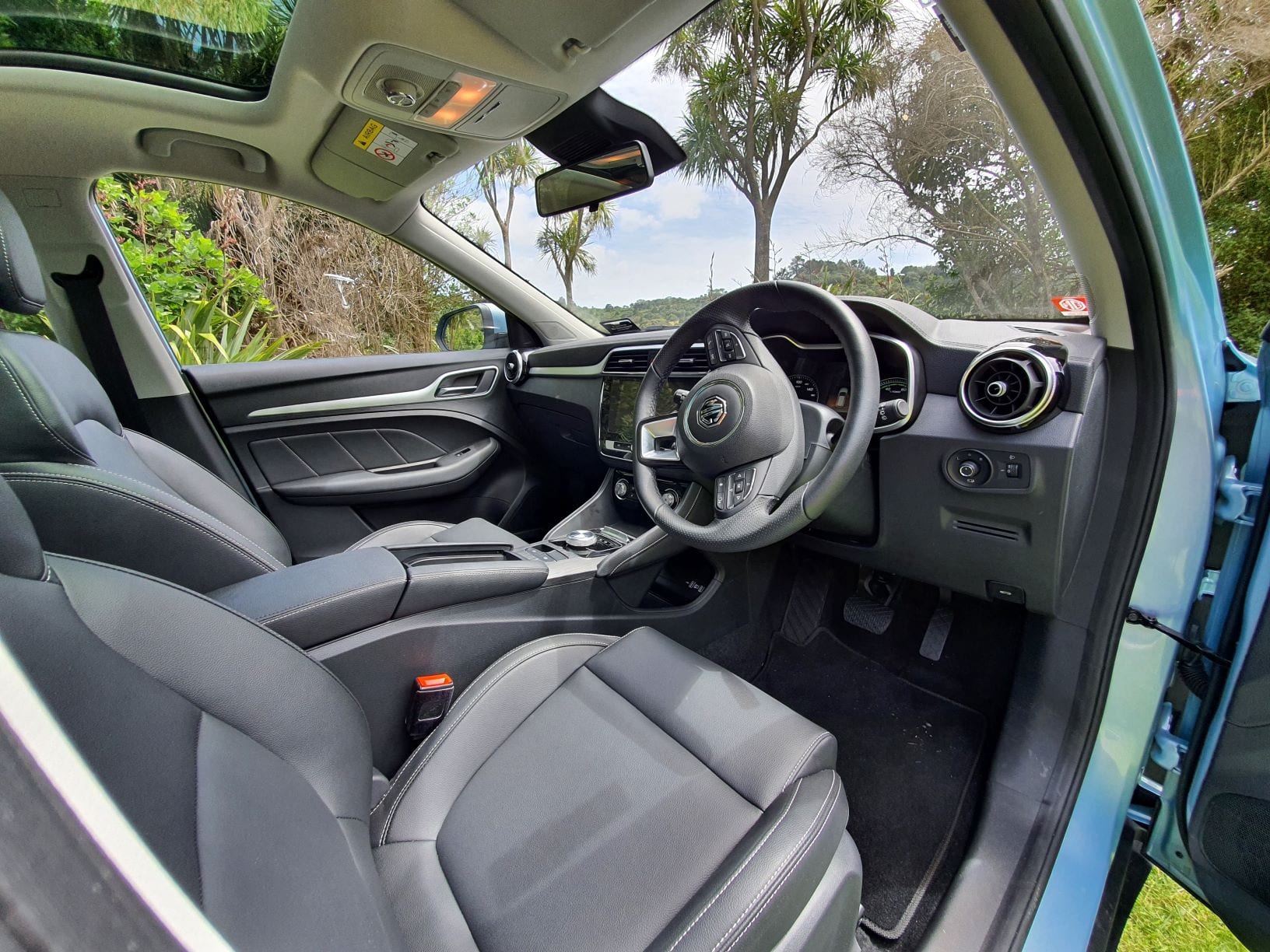 MG ZS EV's interior