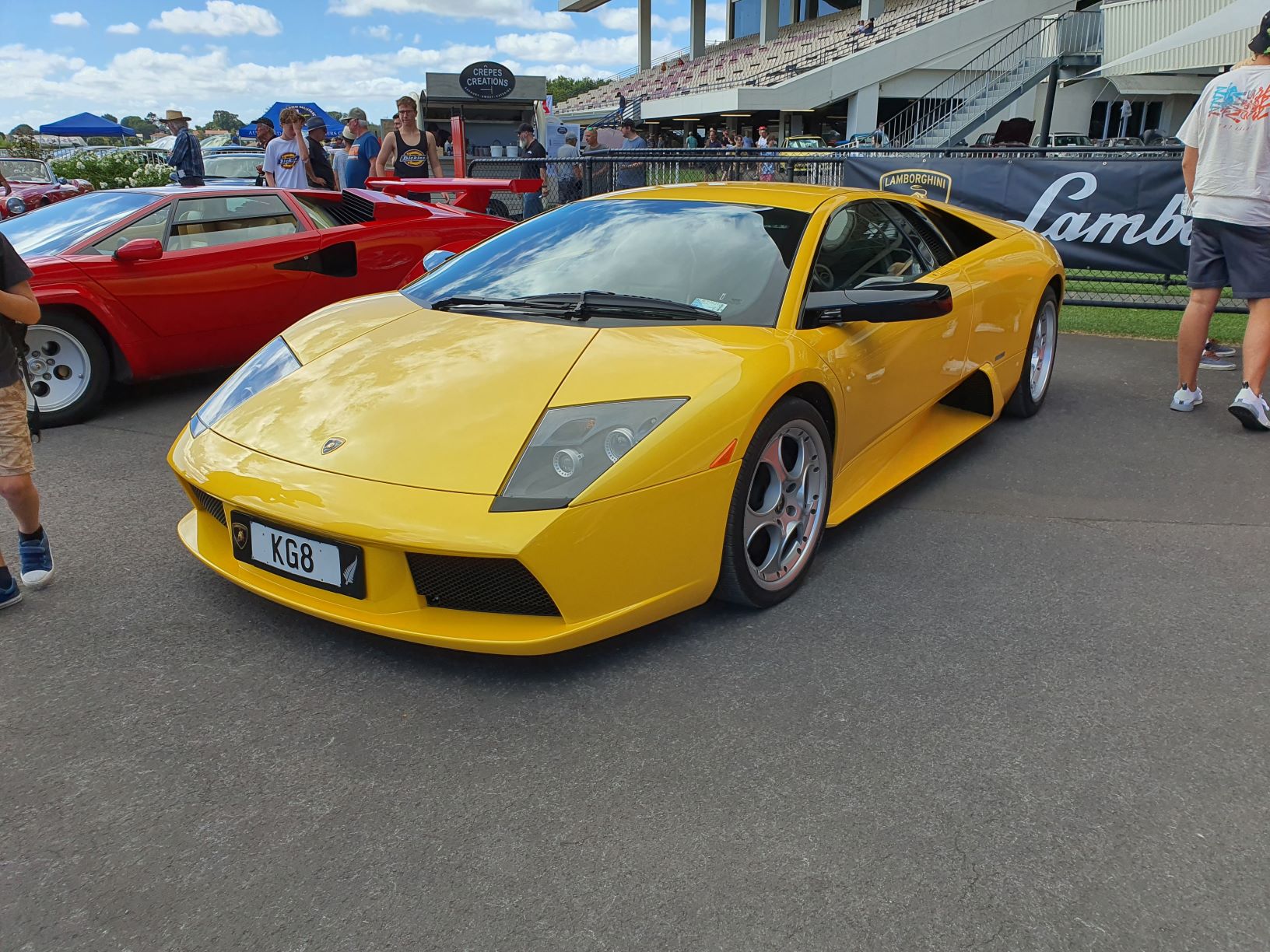 Yellow Lamborghini Murcielago