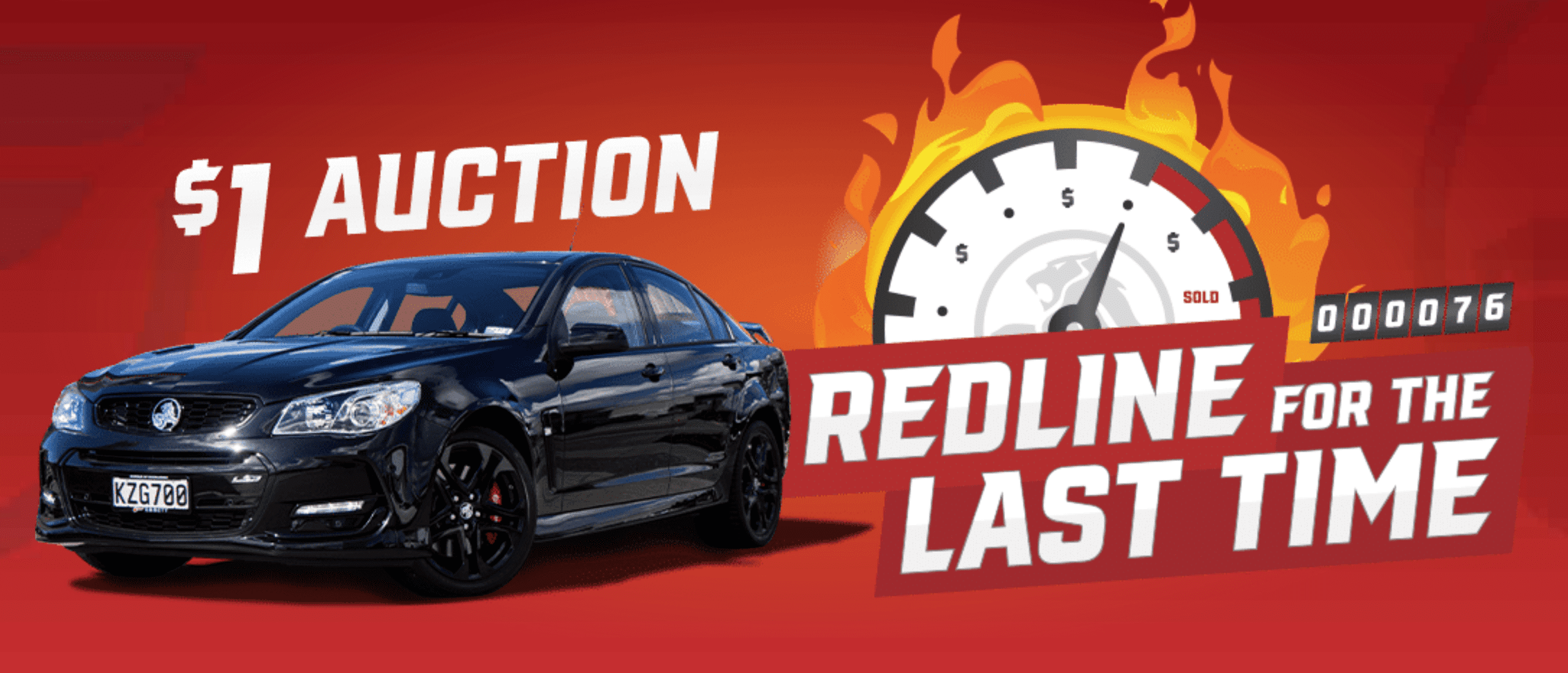 $1 auction Holden Commodore