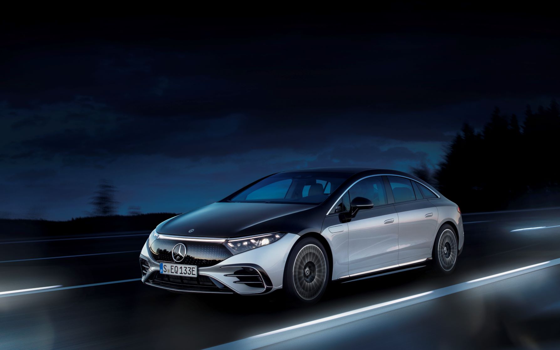 The new Mercedes-Benz EQS Edition One