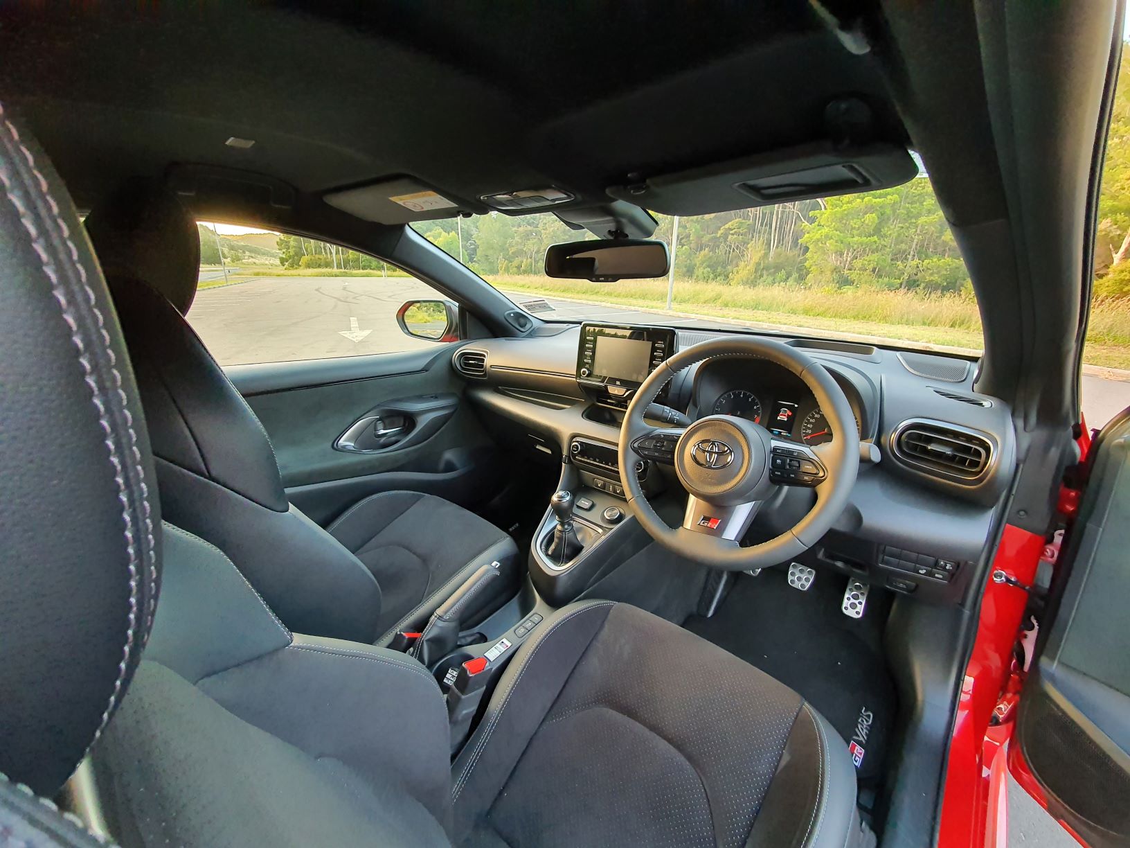 Interior of the GR Yaris