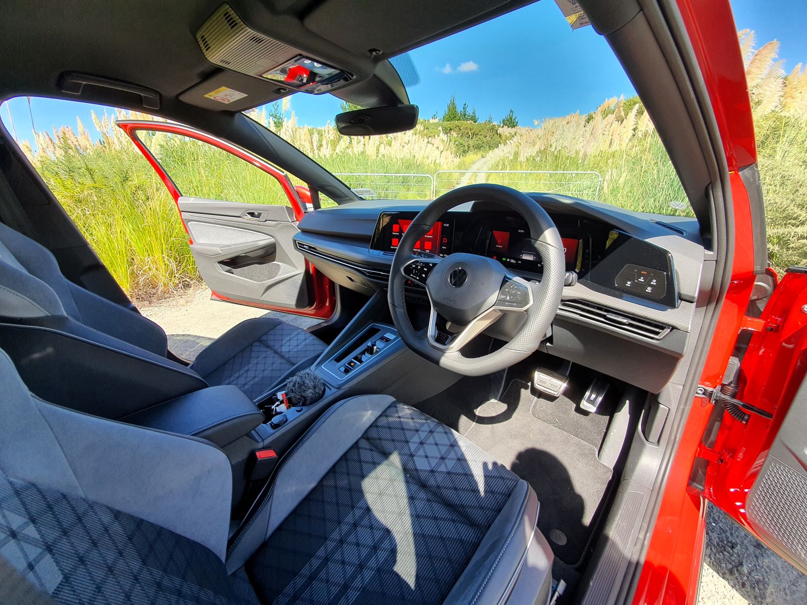 Interior of the MK8 VW Golf