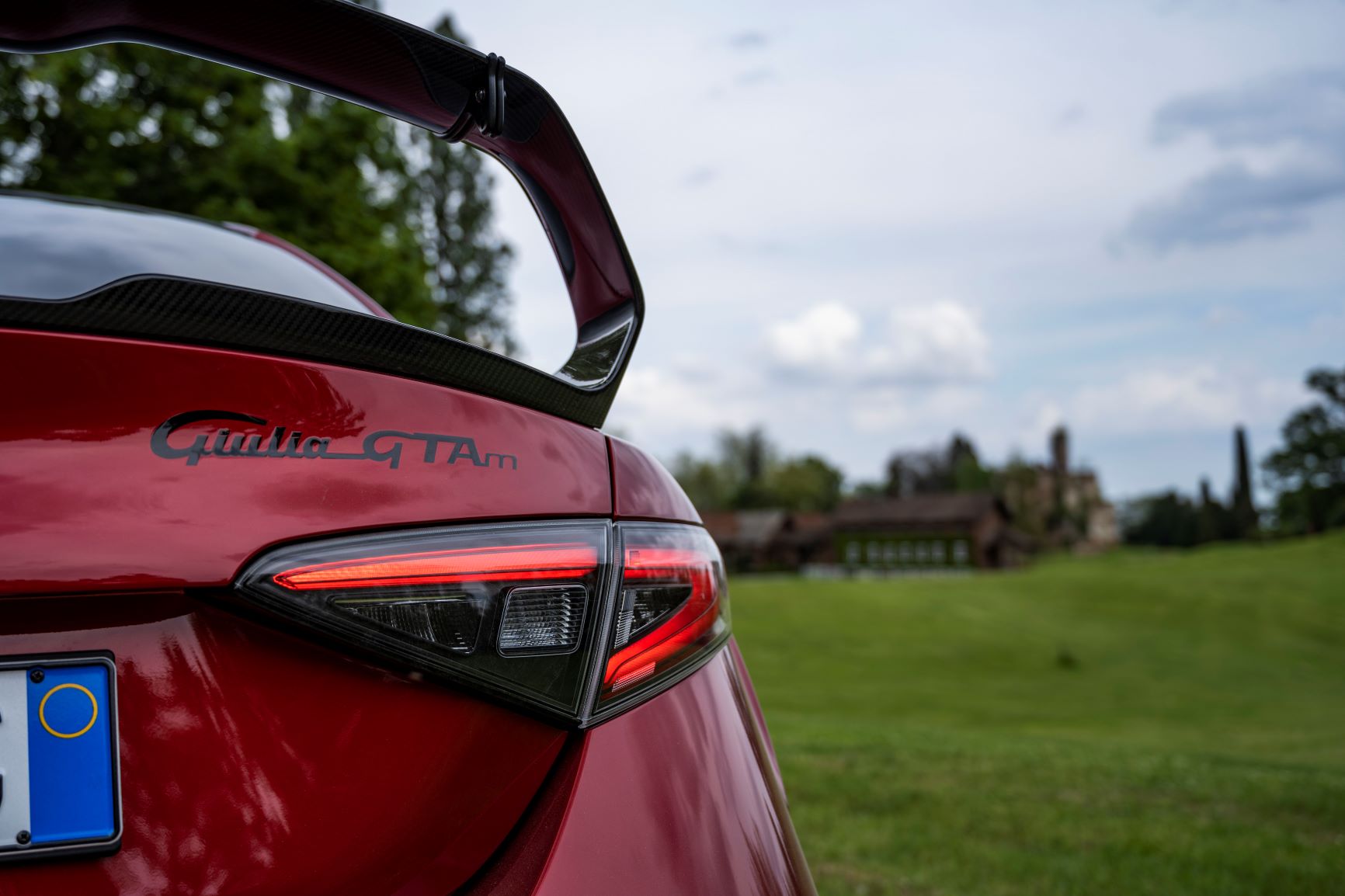 Alfa Romeo Giulia GTAm badge