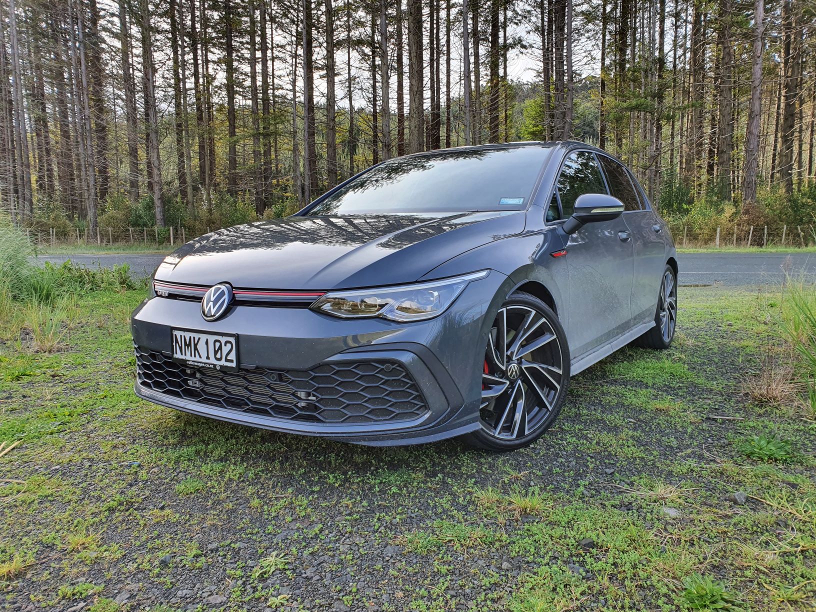 Front view of the MK8 Volkswagen Golf GTI