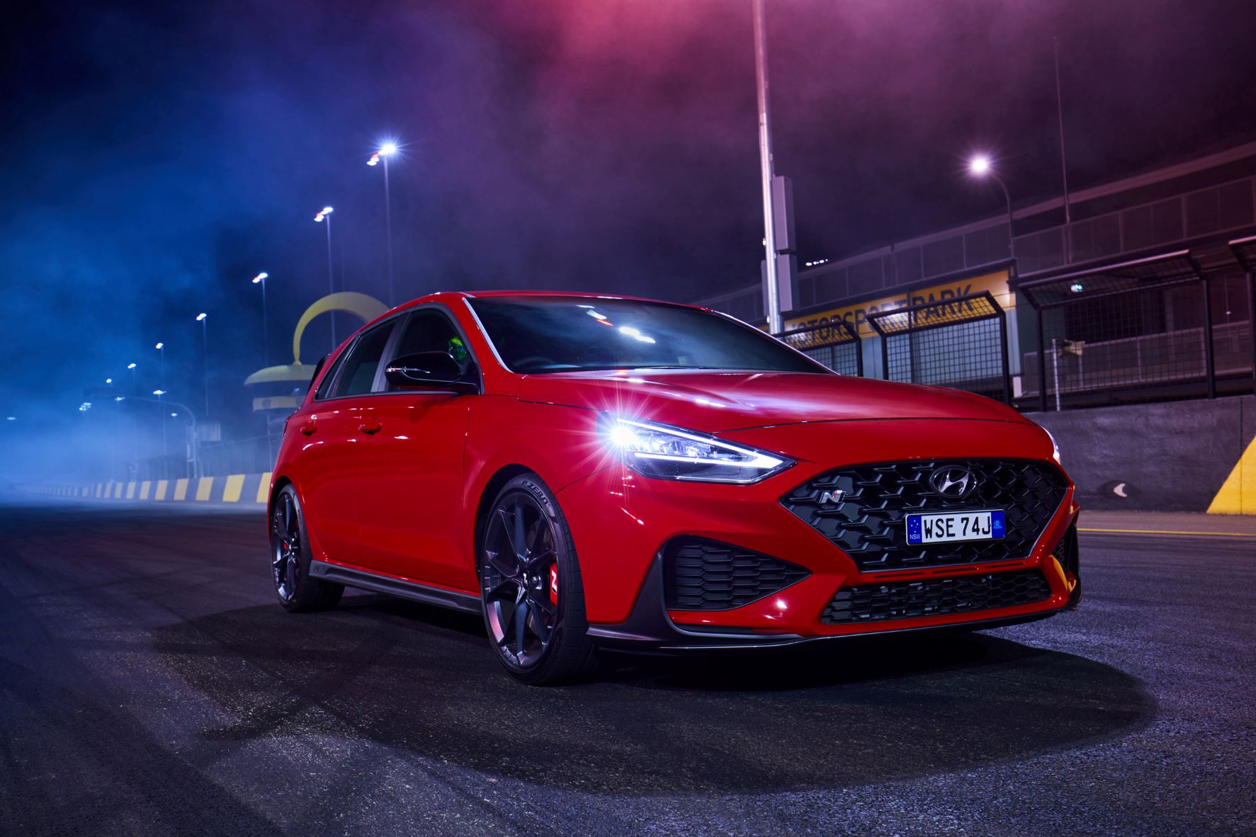 2021 Hyundai i30N on track