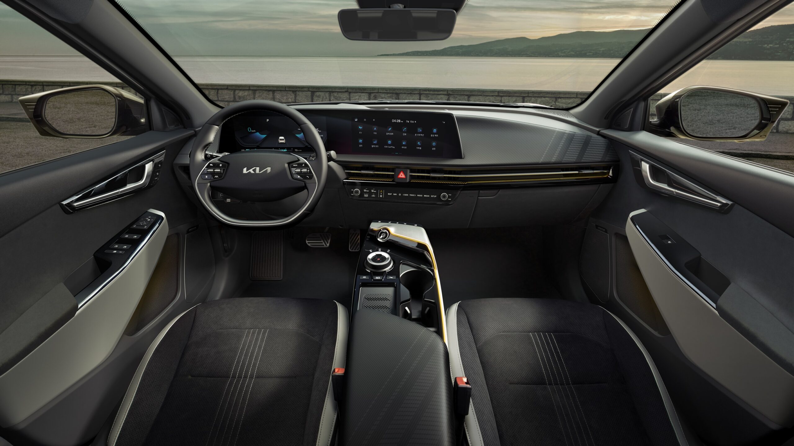 Interior of the Kia EV6
