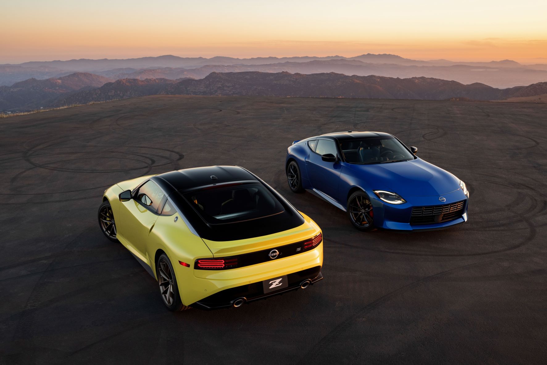 Two Nissan Z cars