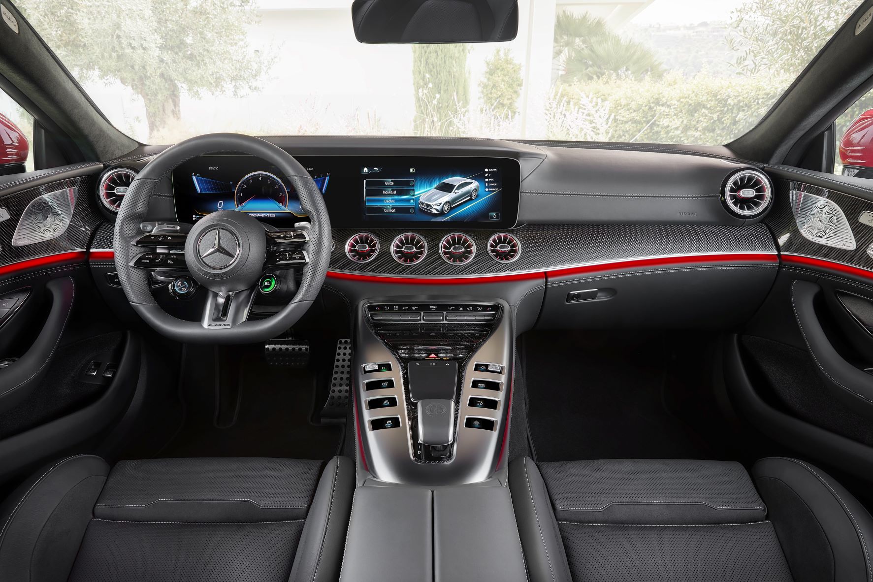 Interior of the Mercedes-AMG E Performance