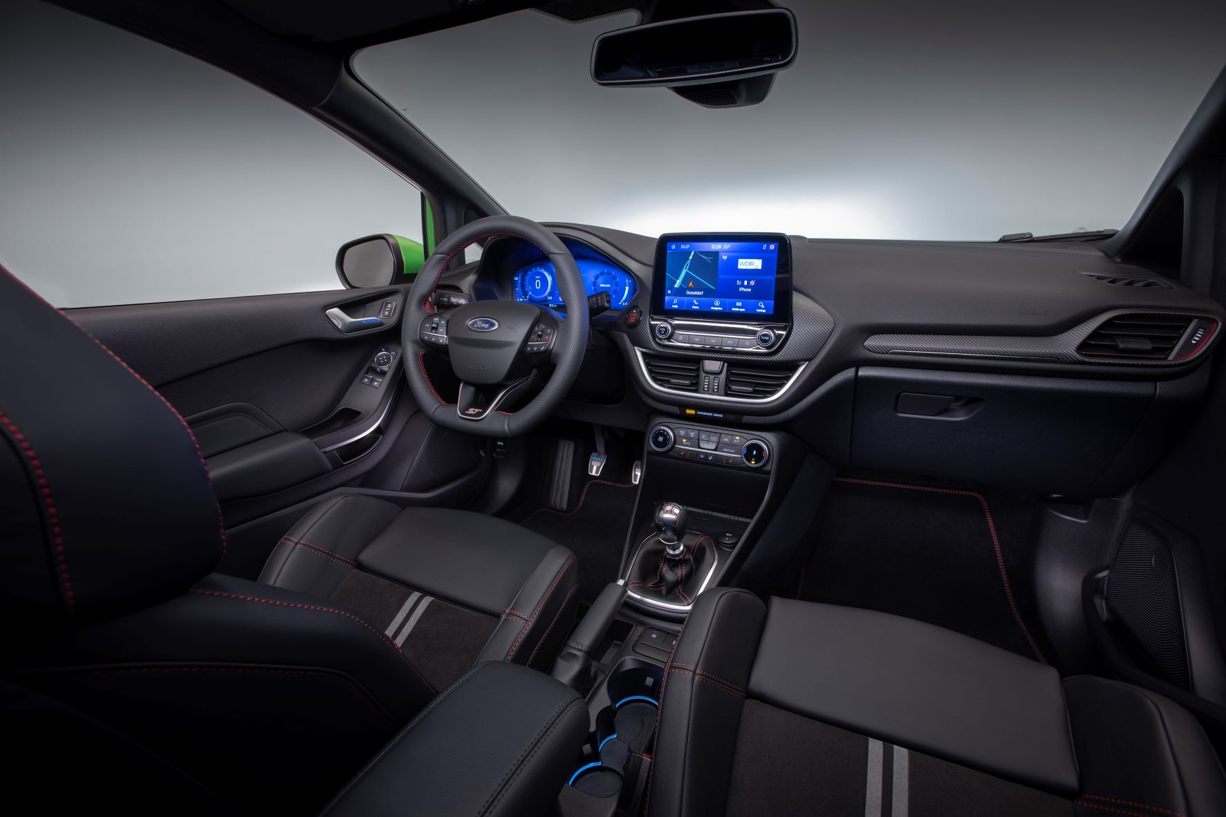 Interior of the new Ford Fiesta ST