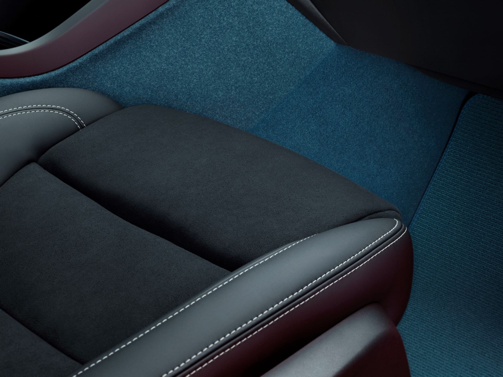 Interior of the Volvo XC40 Recharge