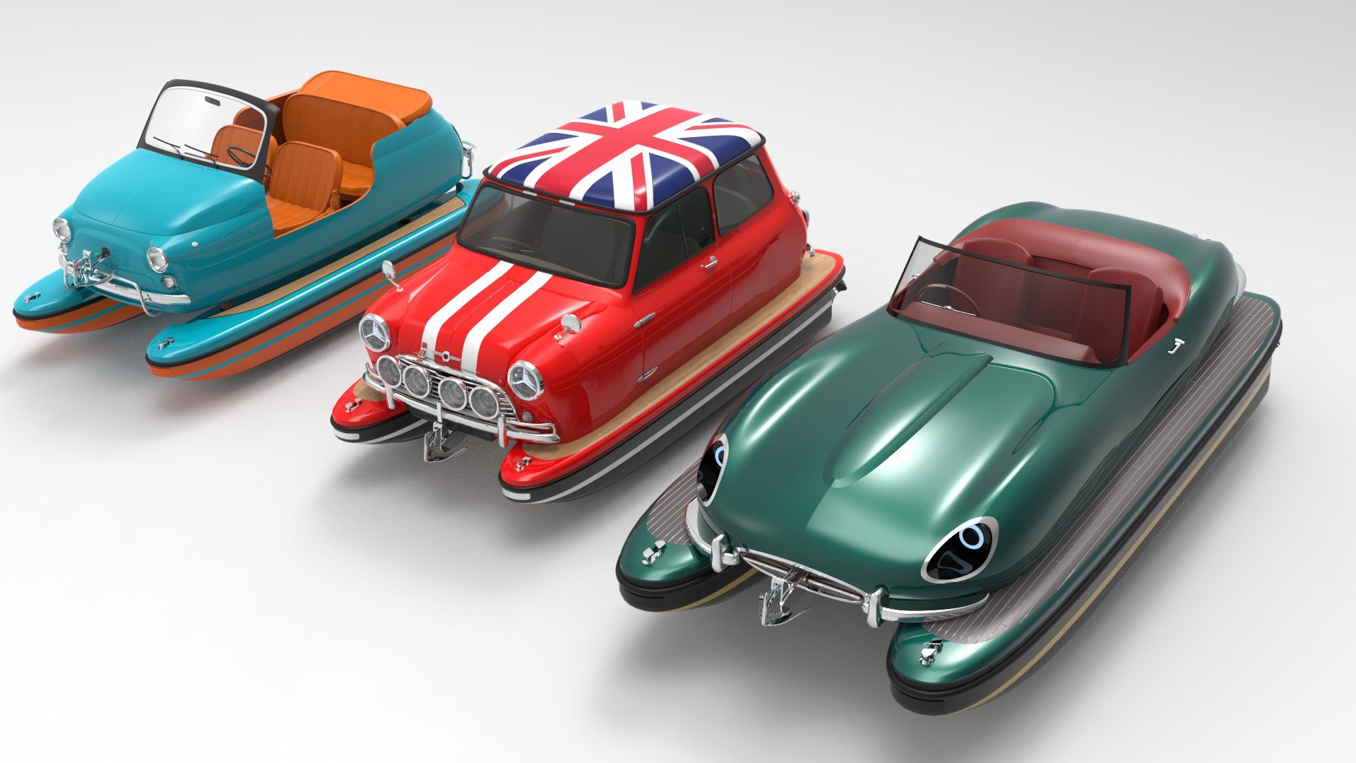 Three Floating Motors Concepts