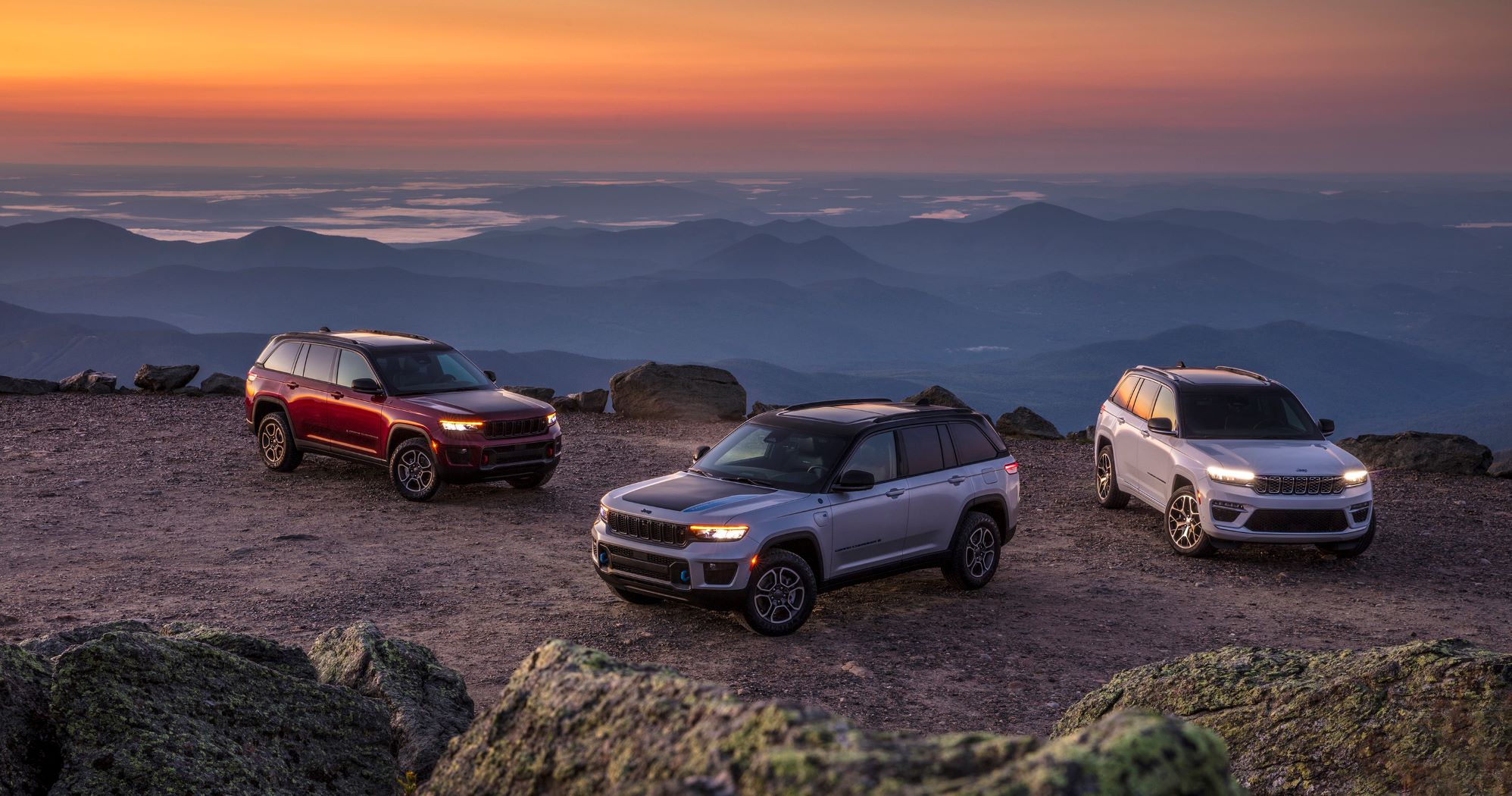 Trio of new Jeep Grand Cherokees