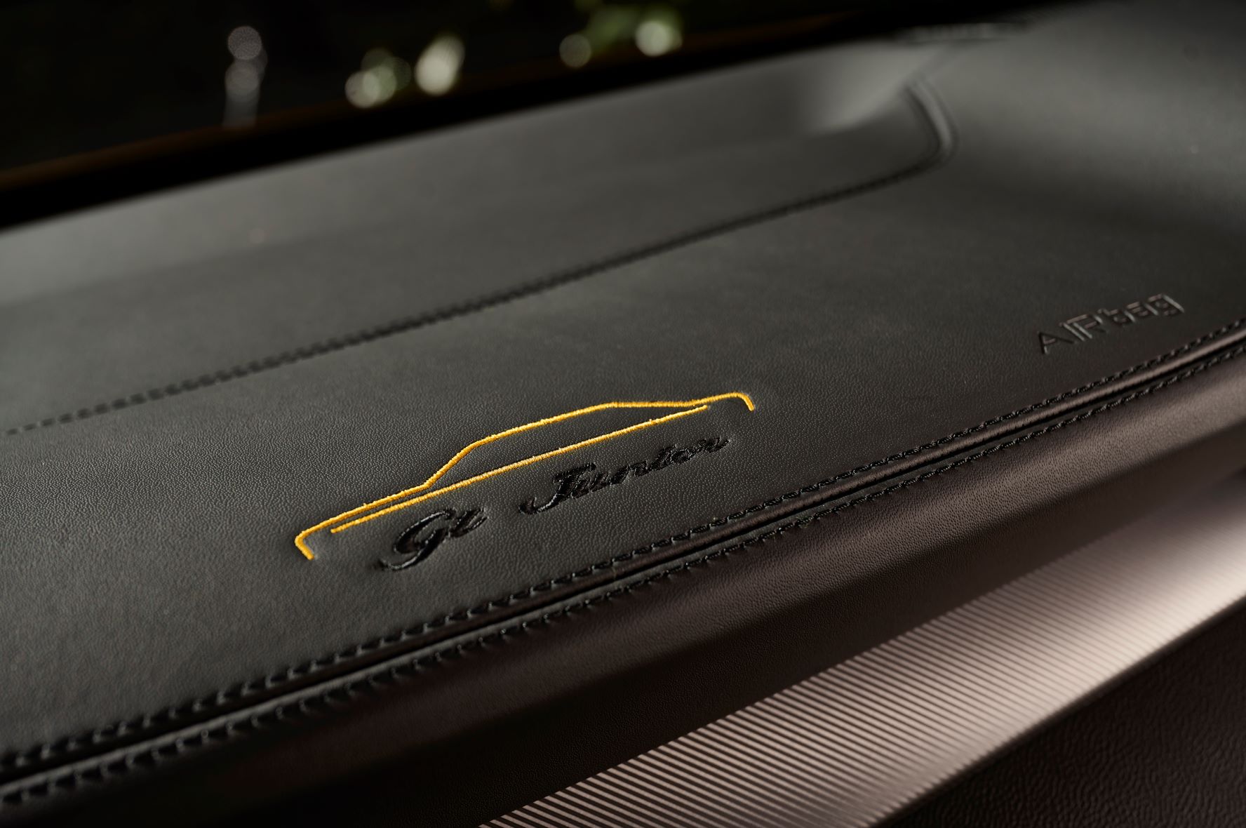 Dashboard trim on the new Alfa Romeo Giulia and Stelvio 'GT Junior' Special Series cars