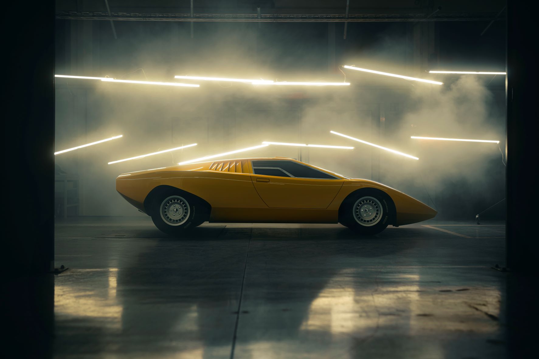 Lamborghini's exact replica of the very first Countach they ever made