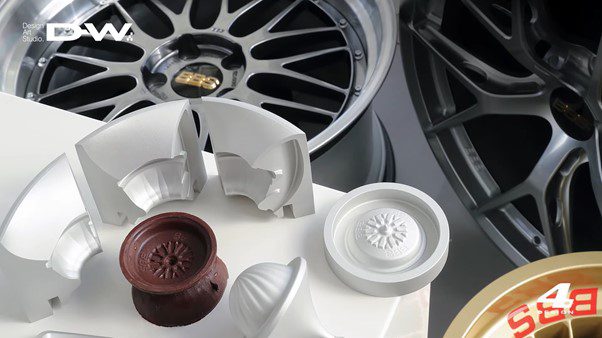 BBS wheels chocolate mold