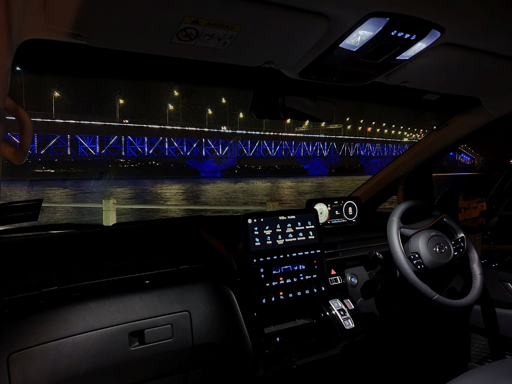 Interior of the 2021 Hyundai Staria people mover