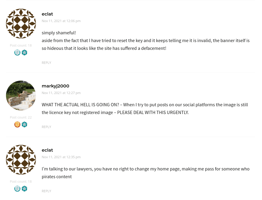 Angry posts on tagDiv Newspaper forum