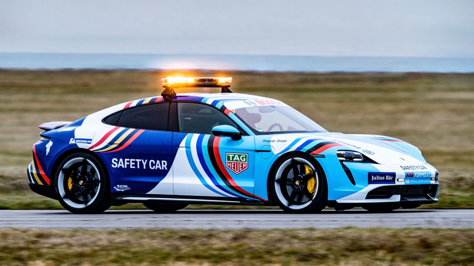 Porsche Taycan Turbo S safety car