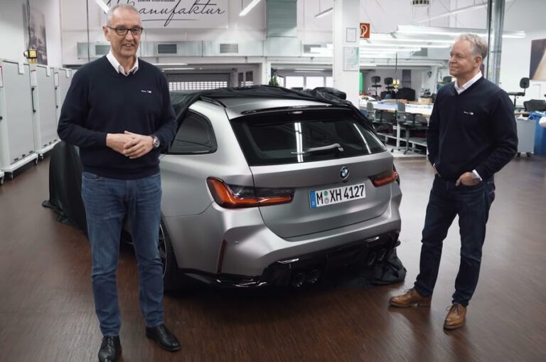 Teaser of the new BMW M3 Touring
