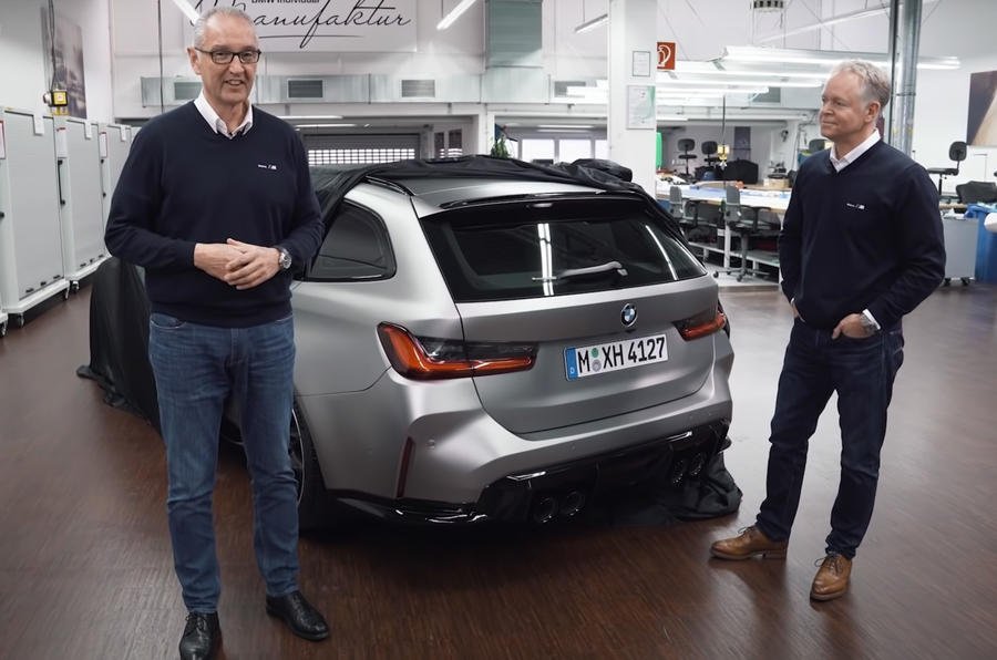 Teaser of the new BMW M3 Touring