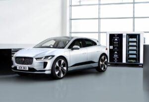 Jaguar I-Pace in white