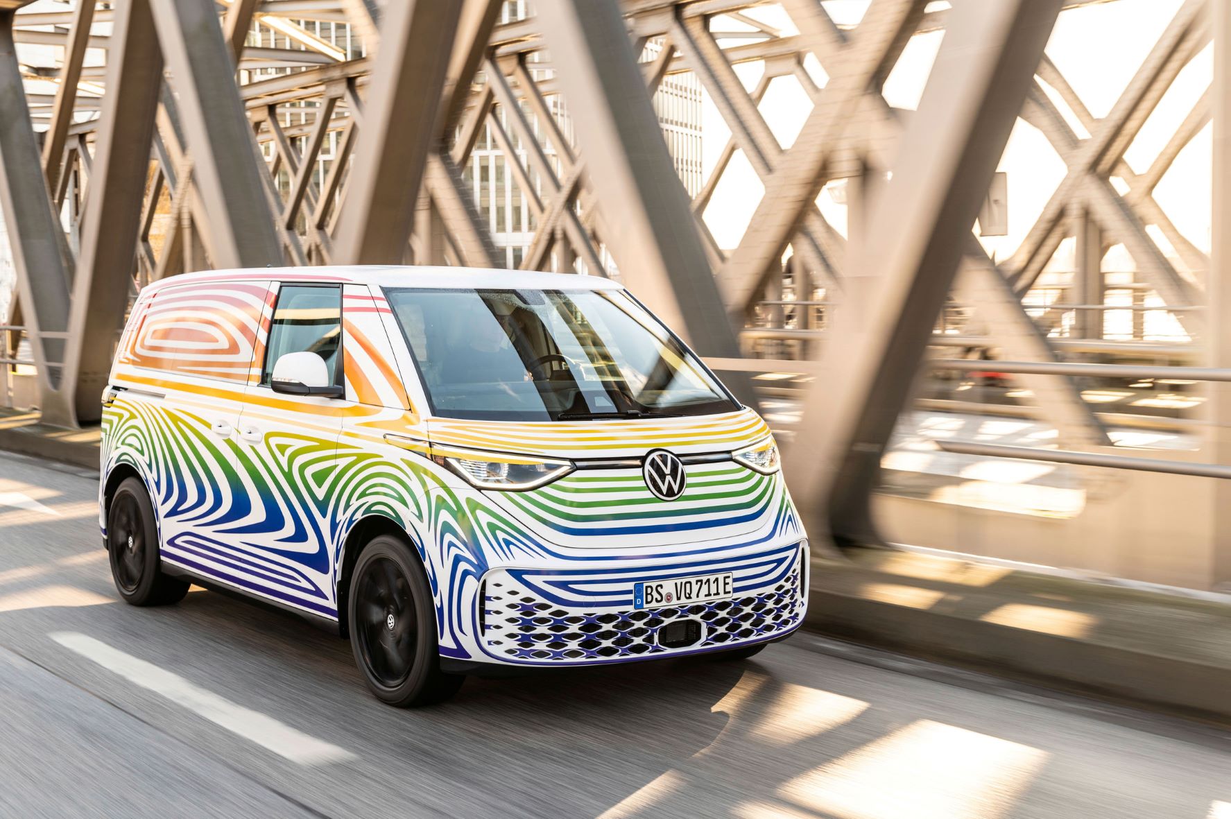 Volkswagen's ID.Buzz concept spotted on the street