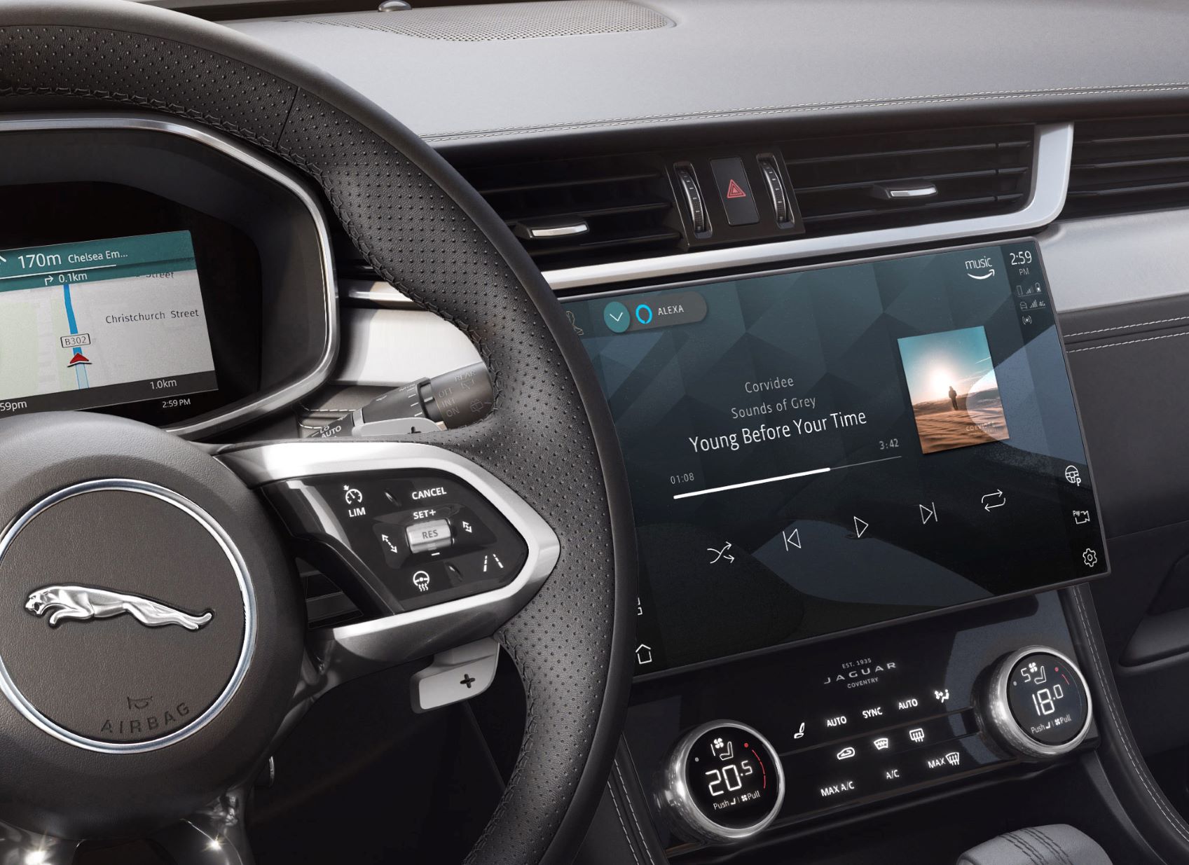 Amazon Alexa on the new Jaguar F-Pace 300 & 400 Sport models