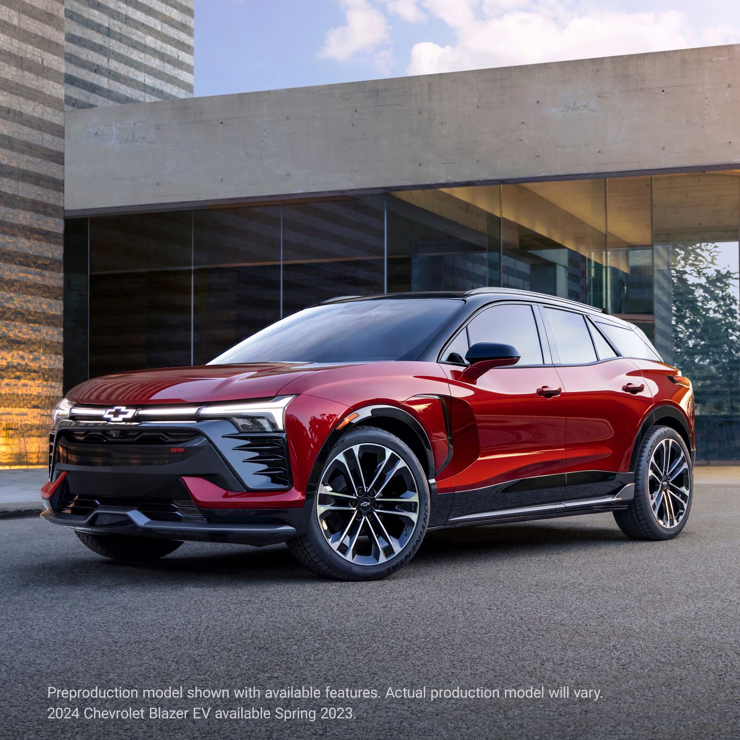 New 2024 Chevrolet Blazer SS EV in red