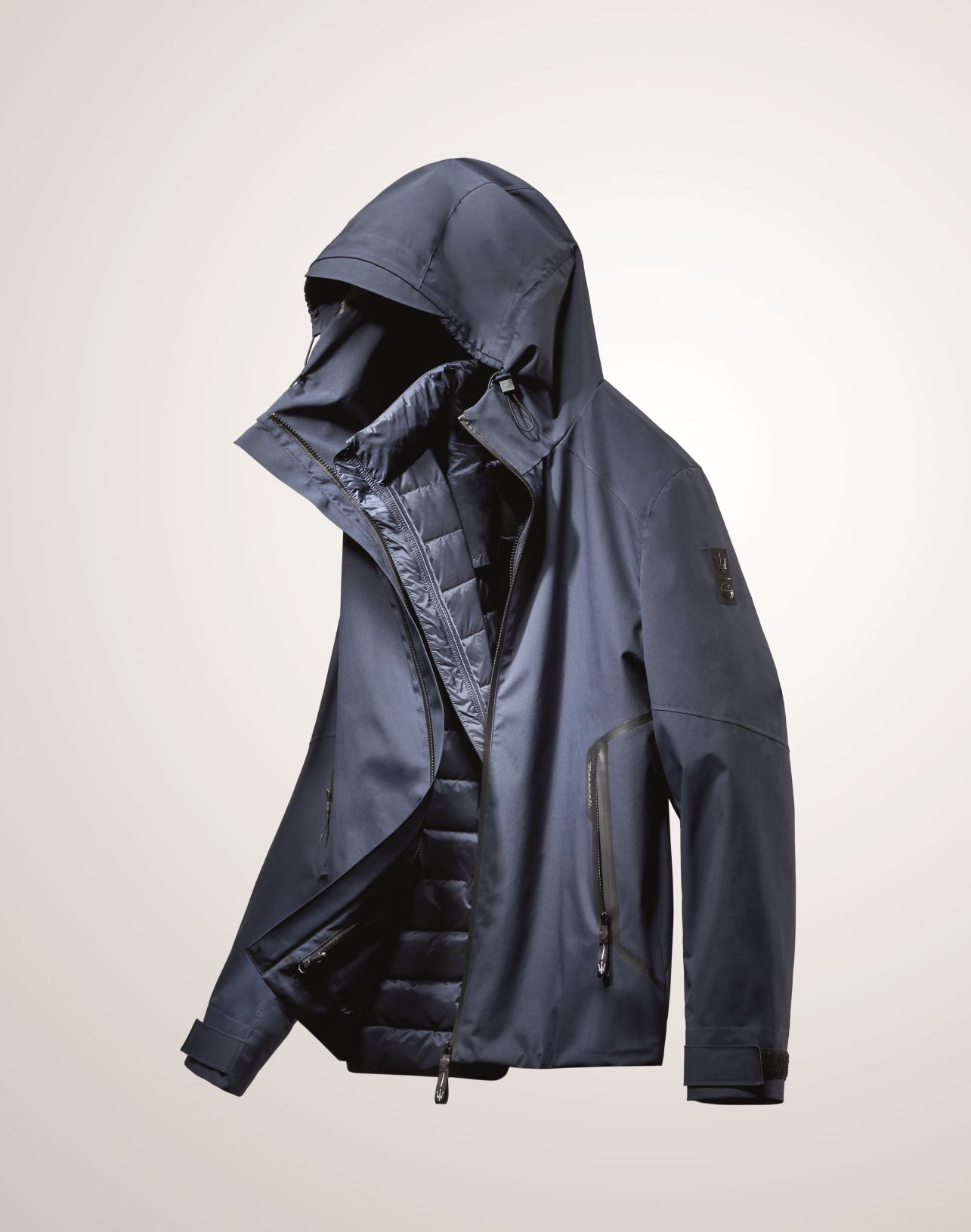 Navy Blue jacket from the Maserati x North Sails collection