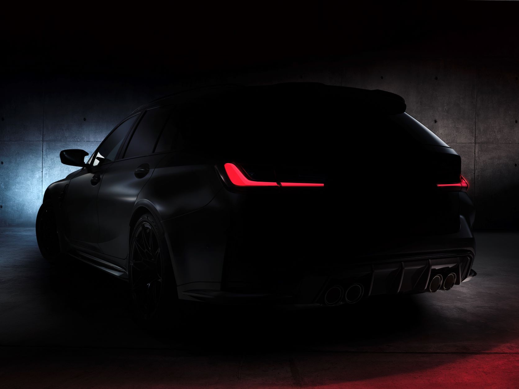 Teaser photo of new BMW M3 Touring