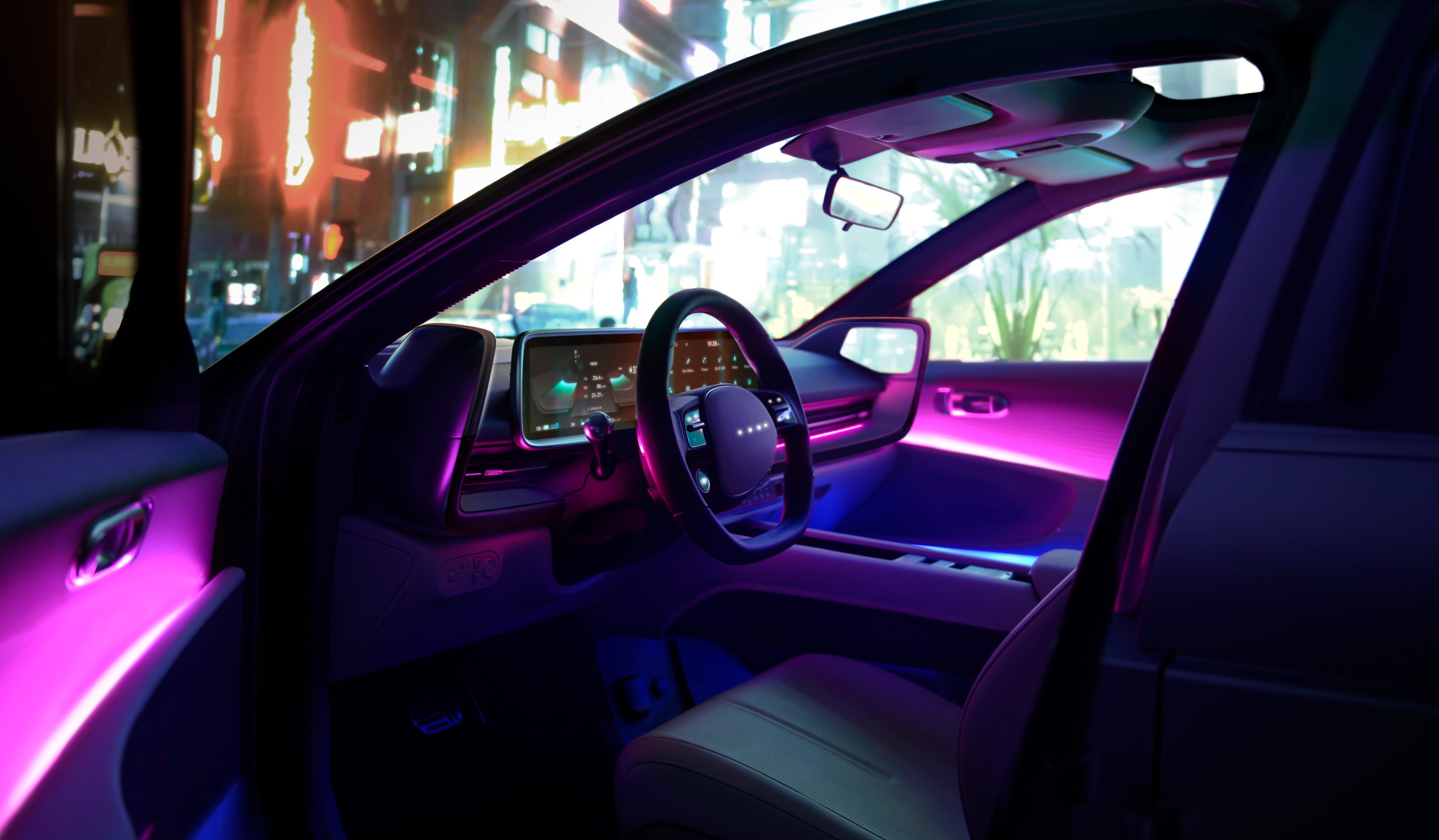 Interior of the Hyundai IONIQ 6