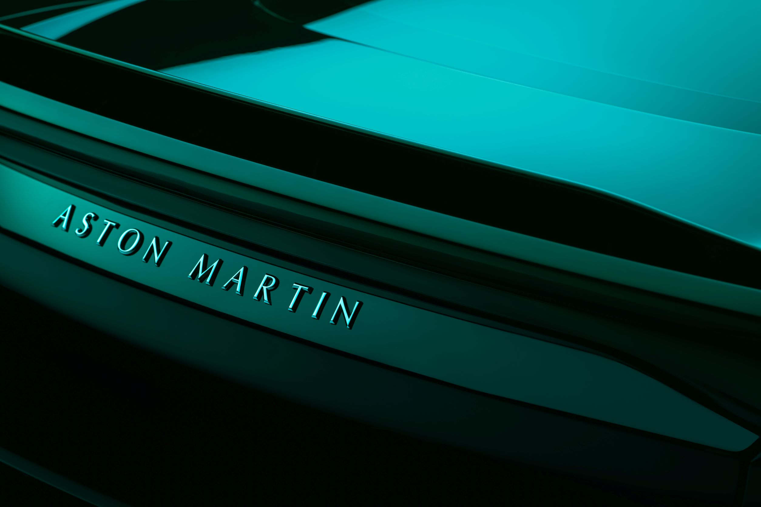 Rear view teaser of the Aston Martin DBS 770 Ultimate