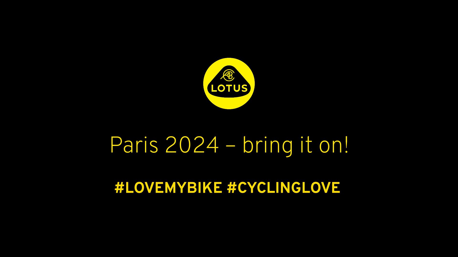 Lotus will create the racing bikes for Team GB at Paris 2024