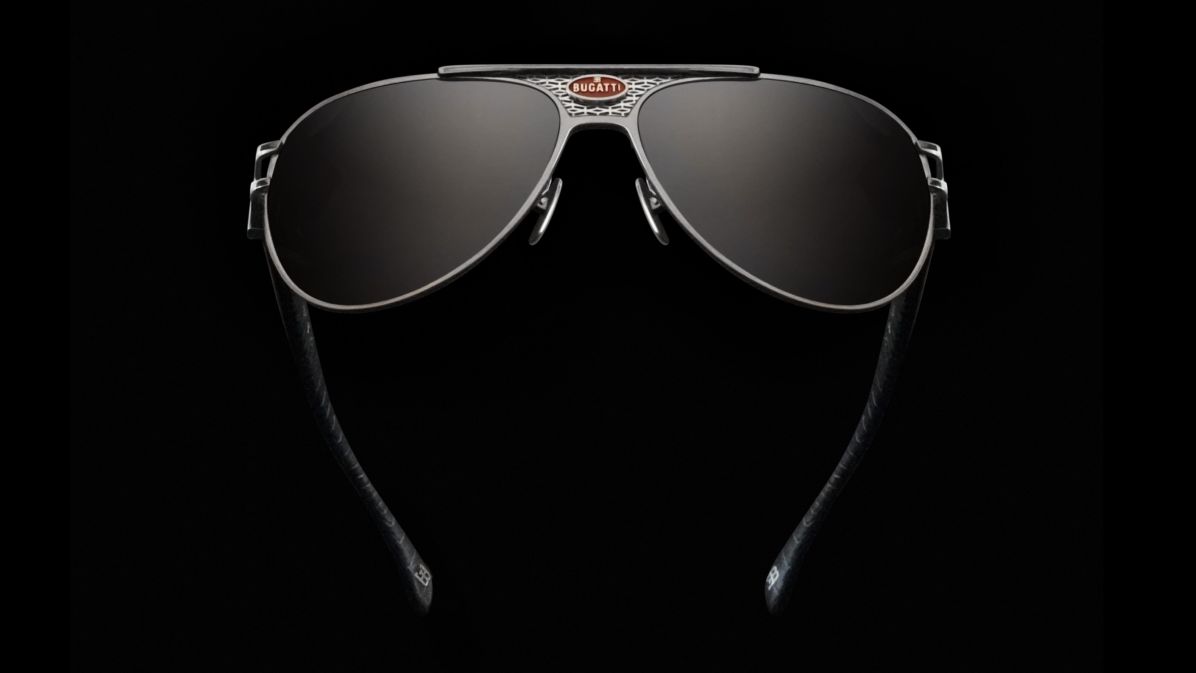 Number 11 from the Bugatti Eyewear collection features 925 Sterling Silver and embossed leather temples.