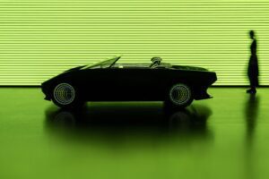 Side view teaser of the soon to be unveiled Nissan Max Out concept