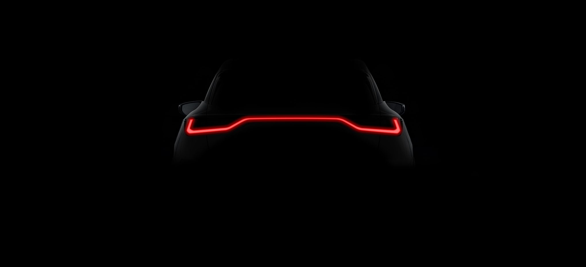 Preview of the rear LED lights on the new Lexus LBX